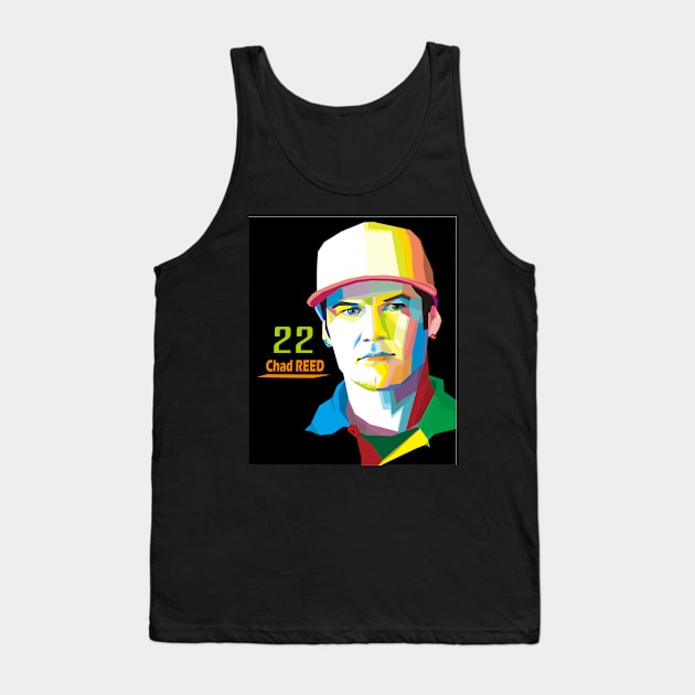 Motocross racer Chad Reed Tank Top by Madiaz